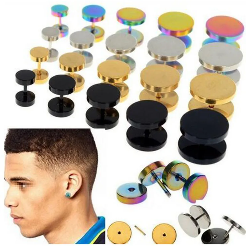 2 шт. заглушки для ушей из нержавеющей стали 6-12 мм | Украшения и аксессуары