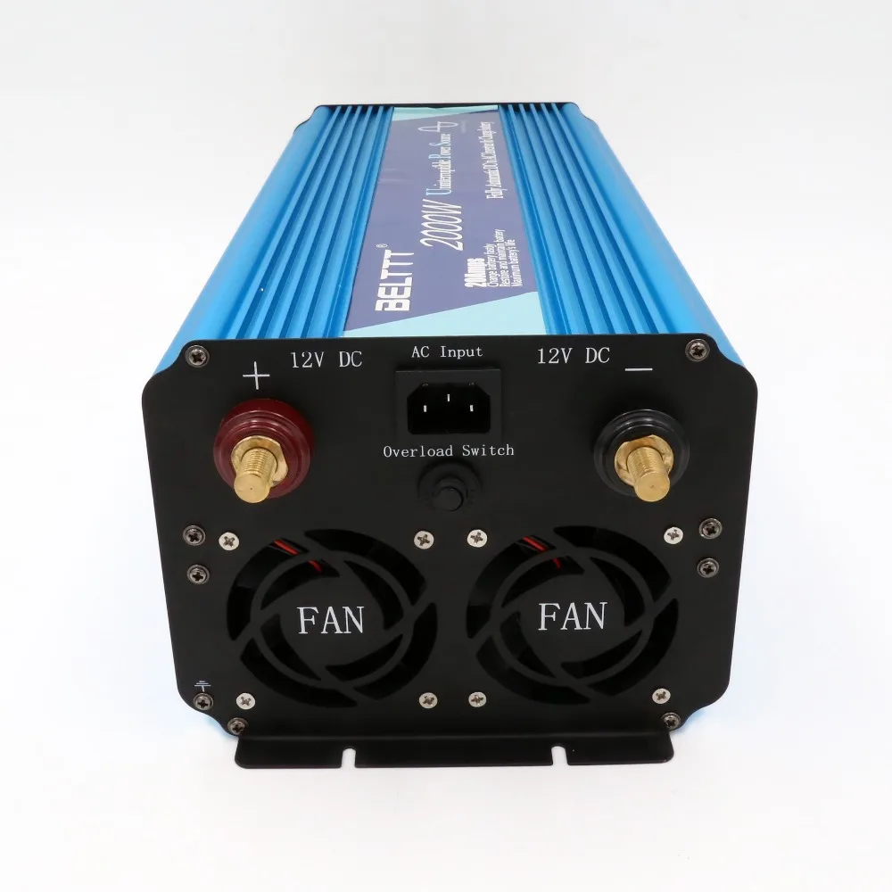 Инвертор немодулированного синусоидального сигнала 2000 Вт 12 В переменного тока в