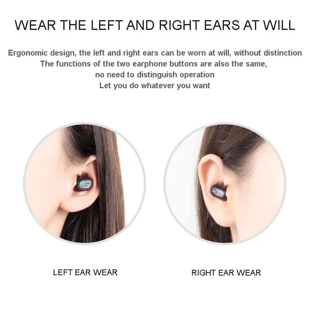 Wireless Bluetooth Headset Earbuds Mini Touching Control With Charging Box In-ear Sports Long Standby High Quality Earphone New |