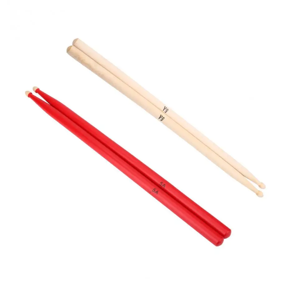 1 пара барабанных палочек практичные барабанные палочки из кленового дерева 5A