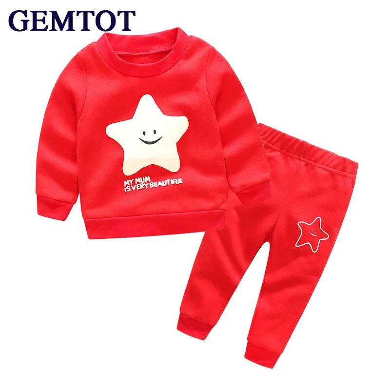 GEMTOT Baby Boys Clothes Suit 2017 Summer Autumn Style Children Tie Cotton T-shirt+ Vest + Pants School Kids Sets k1 |