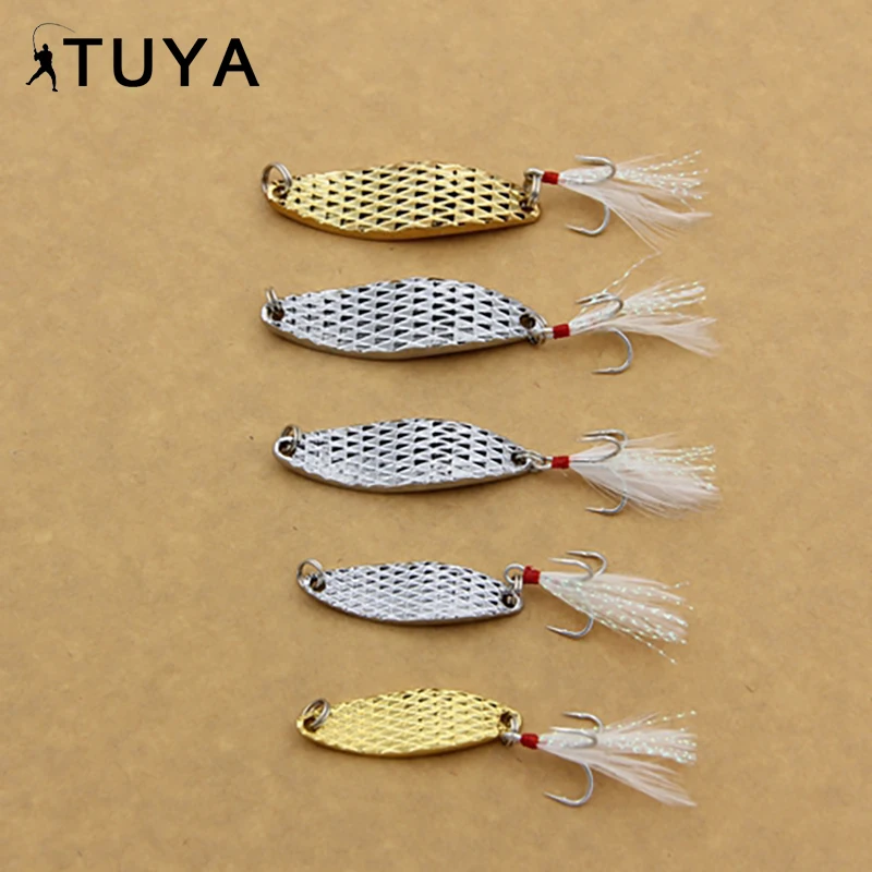 1pcs Metal Spinner Spoon Fishing Lure 7g 9g 15g sinking Artificial Bait Sequins Tackle Hard Bass Pike Culter perch | Спорт и