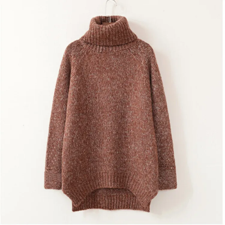

Sets turtleneck female qiu dong students split thick line long thickening joker tide render sweaters