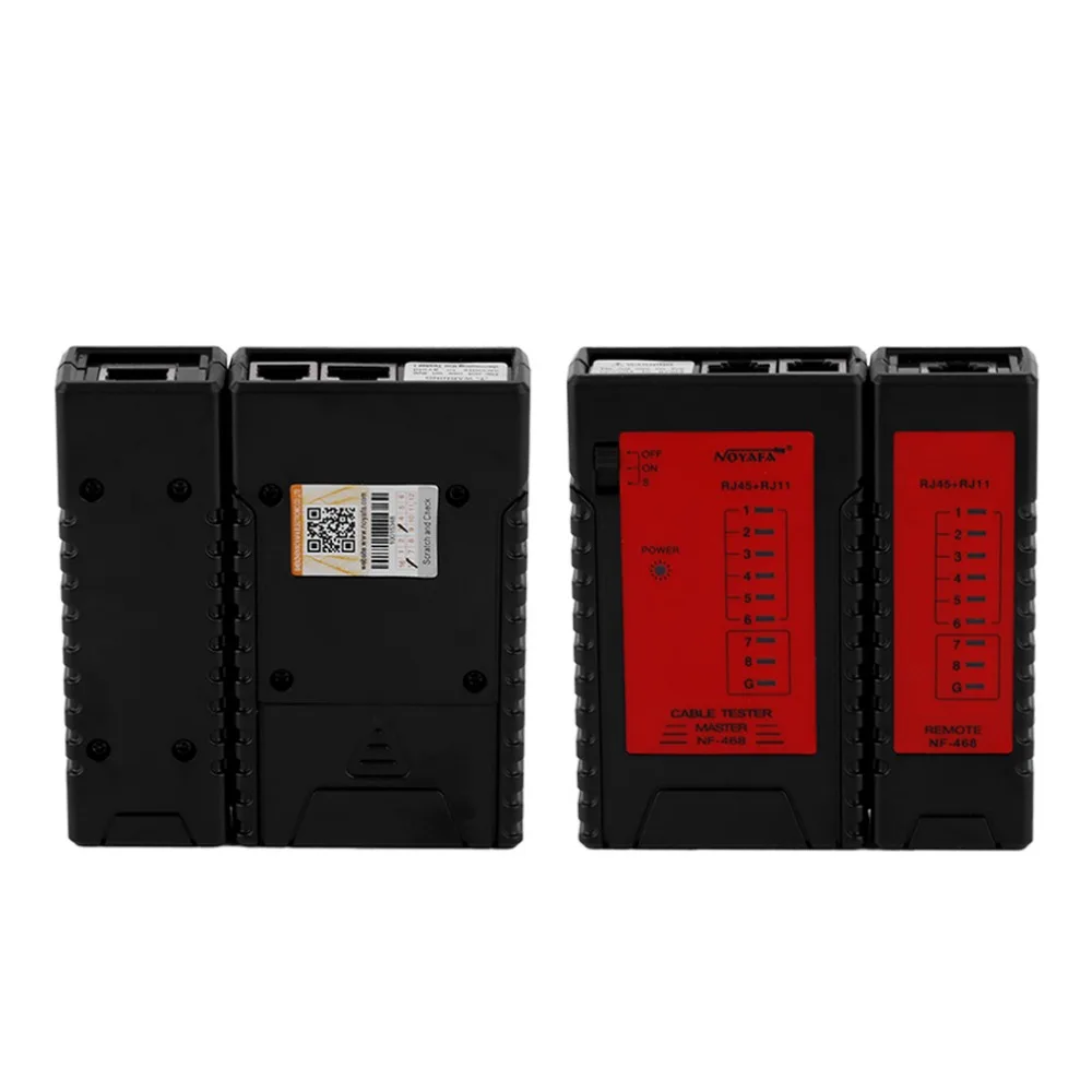 Профессиональный Ethernet кабель ВКЛ-ВЫКЛ тестовый er NF-468 RJ45 RJ11 RJ12 LAN кабель телефонная линия тест er сетевой Тест инструменты проверки