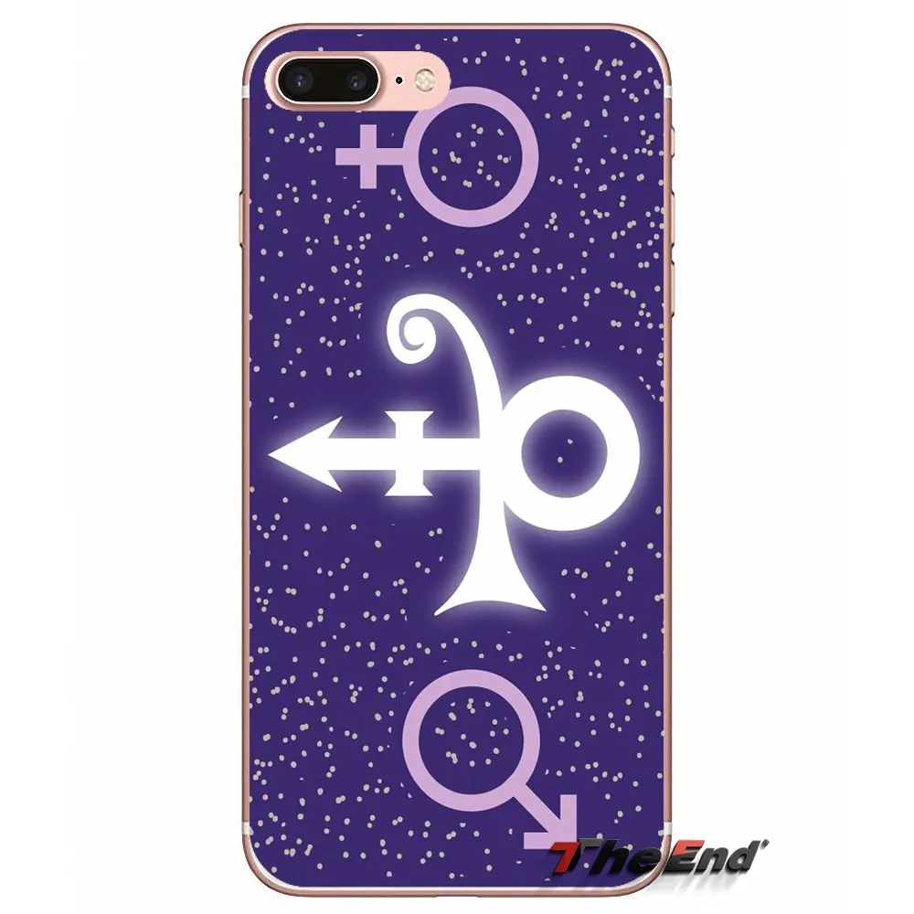 For iPhone X 4 4S 5 5S 5C SE 6 6S 7 8 Plus Samsung Galaxy J1 J3 J5 J7 A3 A5 2016 2017 Prince Rogers Nelson logo Soft TPU Case | Мобильные