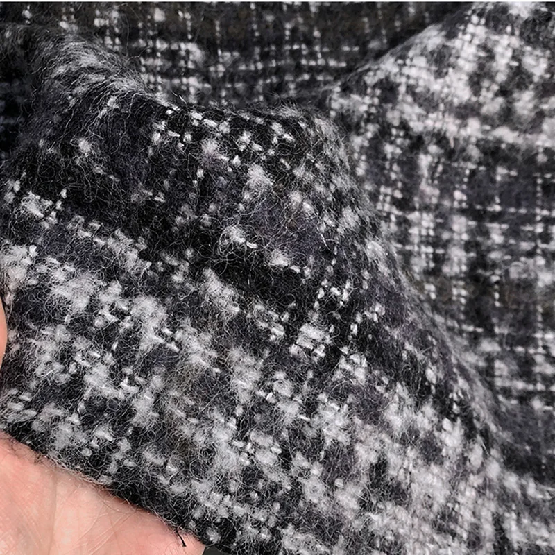 Лимитированный итальянский импорт цветная твидовая Ткань Альпака Morandi для