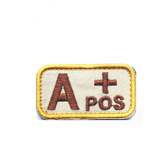 13 Крутая Мода Тип крови патч A+B+ AB+ O+ передний POS A-B-AB-O отрицательный NEG Тип крови патч группа тактический военный значок - Цвет: 13
