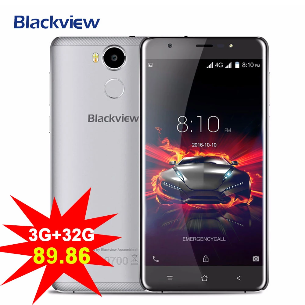 Blackview R6 смартфон 3 г оперативной памяти 32 ROM Android 6 0 MTK6737 Quad Core 5 дюймов 1920x1080 13MP 2900 мАч