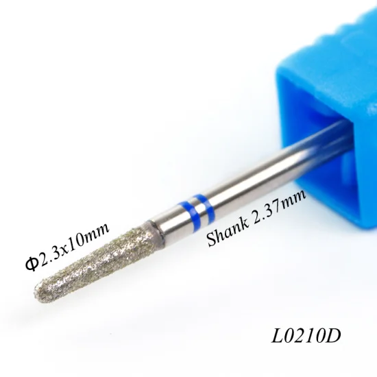 L0210D STZ, 1 шт., фреза для маникюра, алмазные сверла для ногтей, твердосплавные фрезы, для удаления УФ-геля, полировки ногтей, инструменты#056-1 - Цвет: L0210D