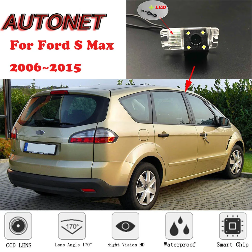 AUTONET резервного копирования камера заднего вида для Ford S Max 2006~ ночного видения/парковки камеры или кронштейн