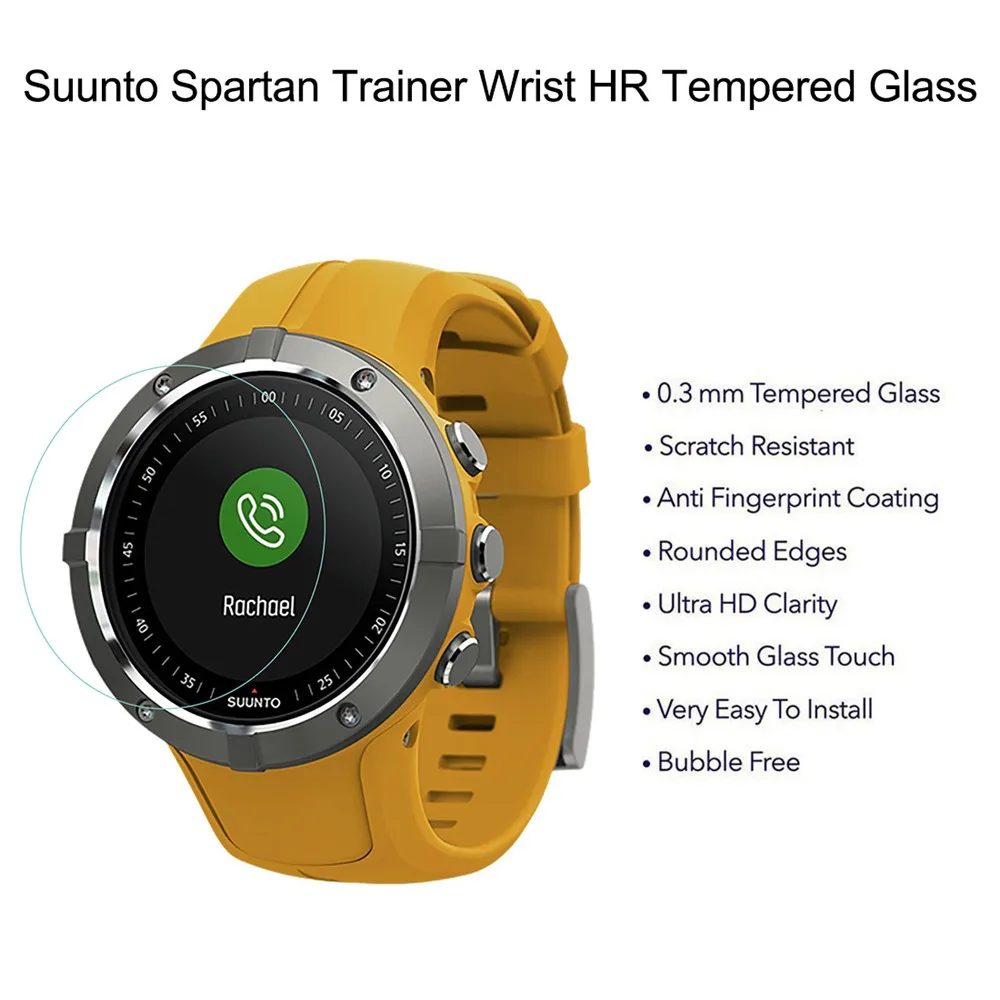 Защита экрана для Suunto Spartan Trainer HR 9H закаленное стекло с защитой от царапин