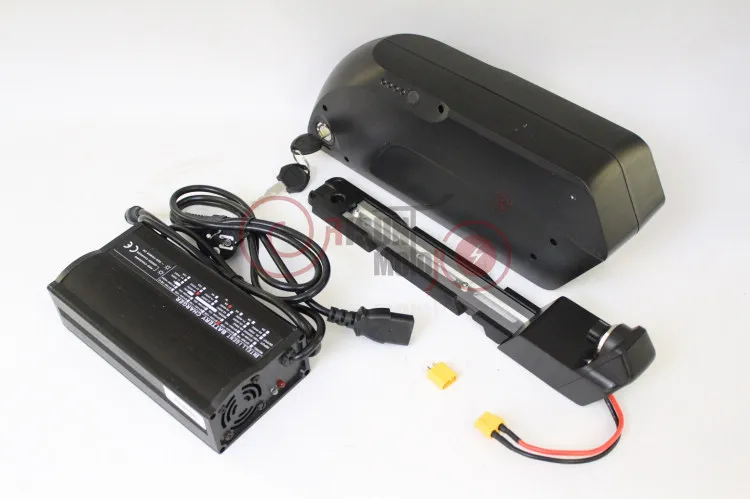 

ConhisMotor TIGER SHARK Electric Bike 36V 17.4AH Down Tube Li-ion Battery 18650 Cell 2A or 5A Charger+USB Mobile Charging Port