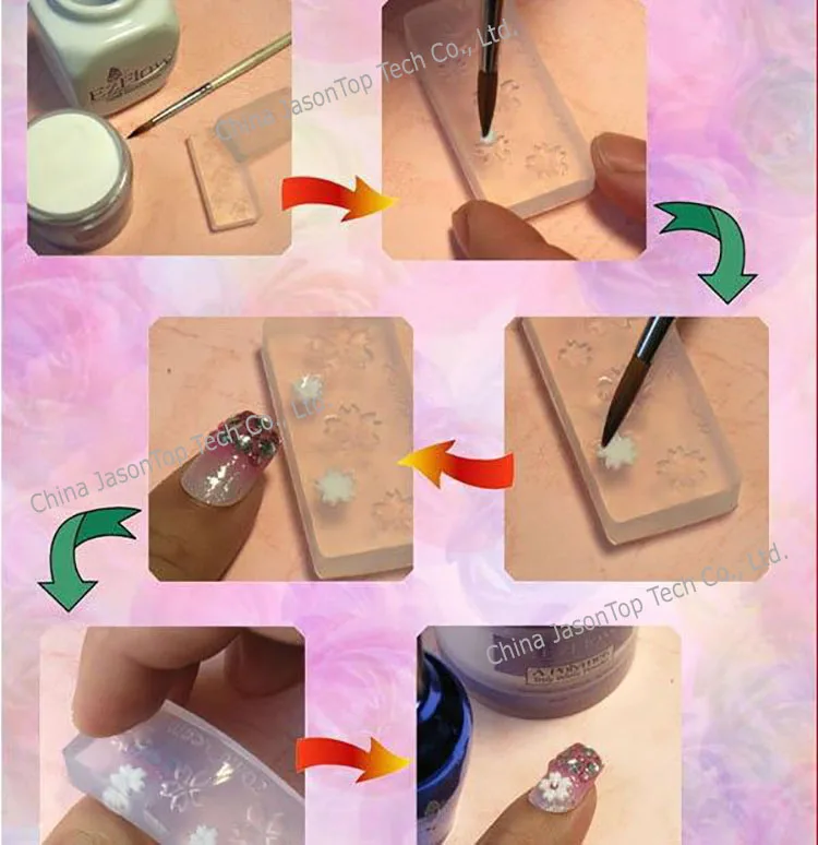 3d акриловый шаблон для ногтей акриловая Форма ногтевого дизайна в 139 стилях