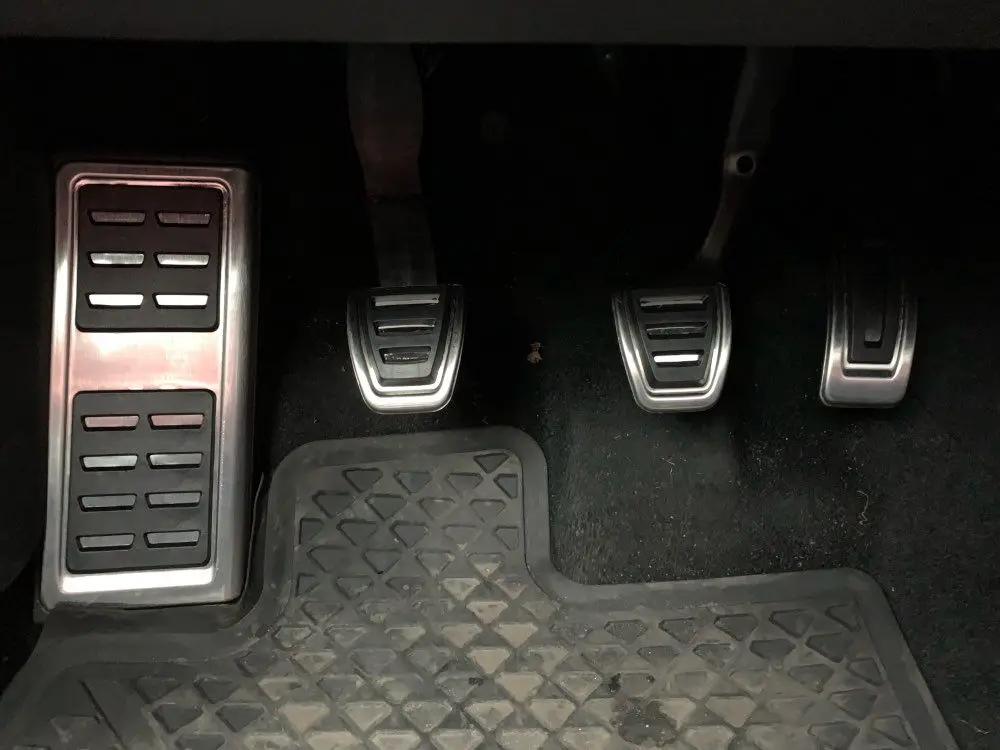 Автомобильные аксессуары педаль из нержавеющей стали для VW GOLF 7 GTi MK7 Lamando POLO A05 Passat B8 Skoda Октавия Рапид 5E 5F A7