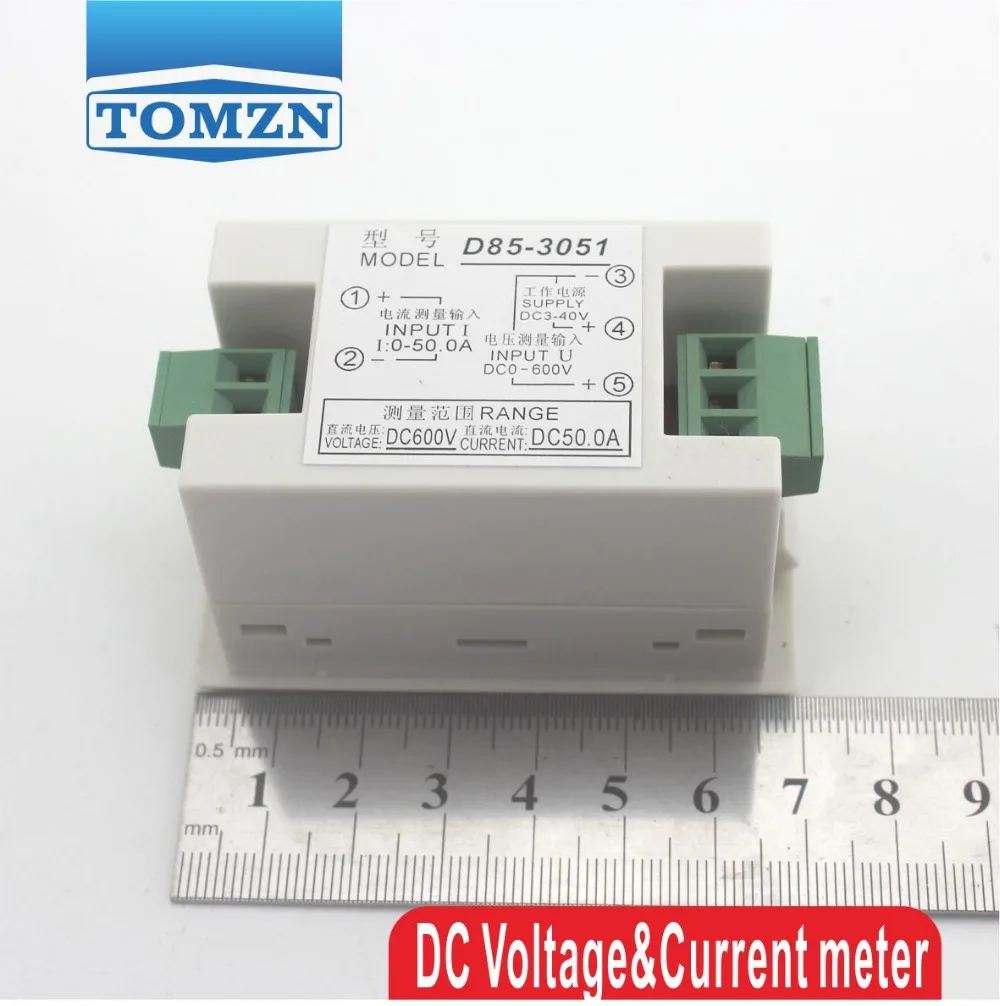Dual LCD display DC Voltage and current meter voltmeter ammeter range 0-199.9V 0-10A Blue backlight 3~40 Input | Инструменты