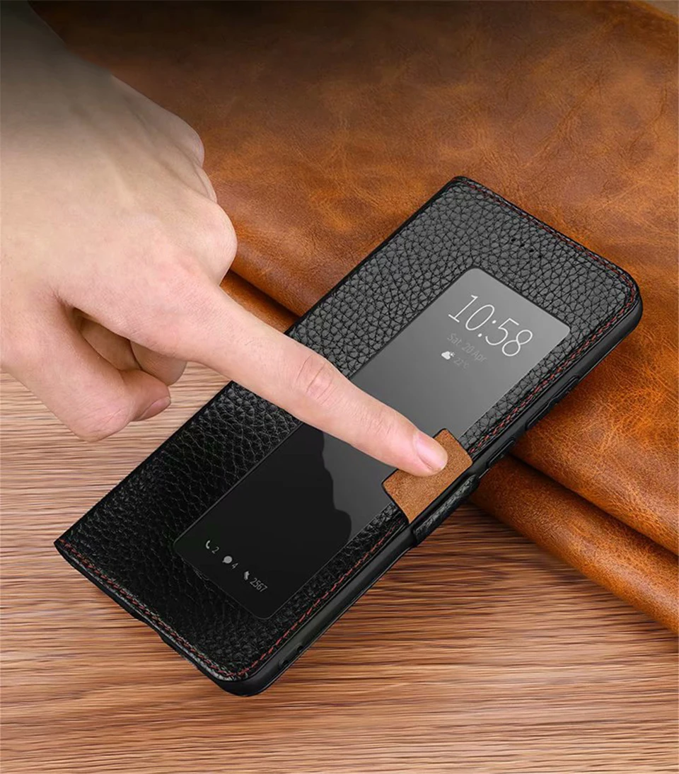 Для huawei P30 чехол Официальный интеллигентая(ый) Smart View Vindow кожаный чехол для huawei P30 Pro откидная крышка полный защитный чехол