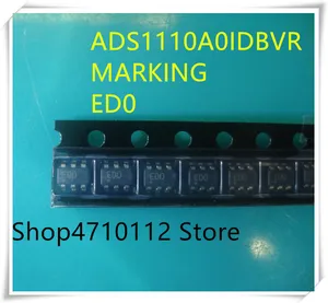 NEW 10PCS/LOT ADS1110A0IDBVR ADS1110A0IDBVT ADS1110 MARKING ED0 SOT23-6 IC