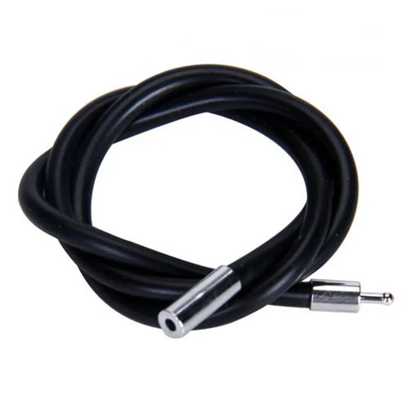 3 мм черный резиновый шнурок для ожерелья с застежкой из нержавеющей стали 25 5