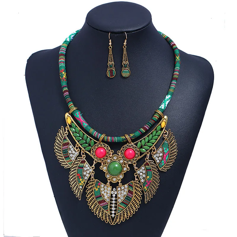 RE Fashion Bohemia Big Necklace&Pendants For Women Multicolor Statement Choker Necklaces Boho Jewelry Female Ethnic trial A2930
