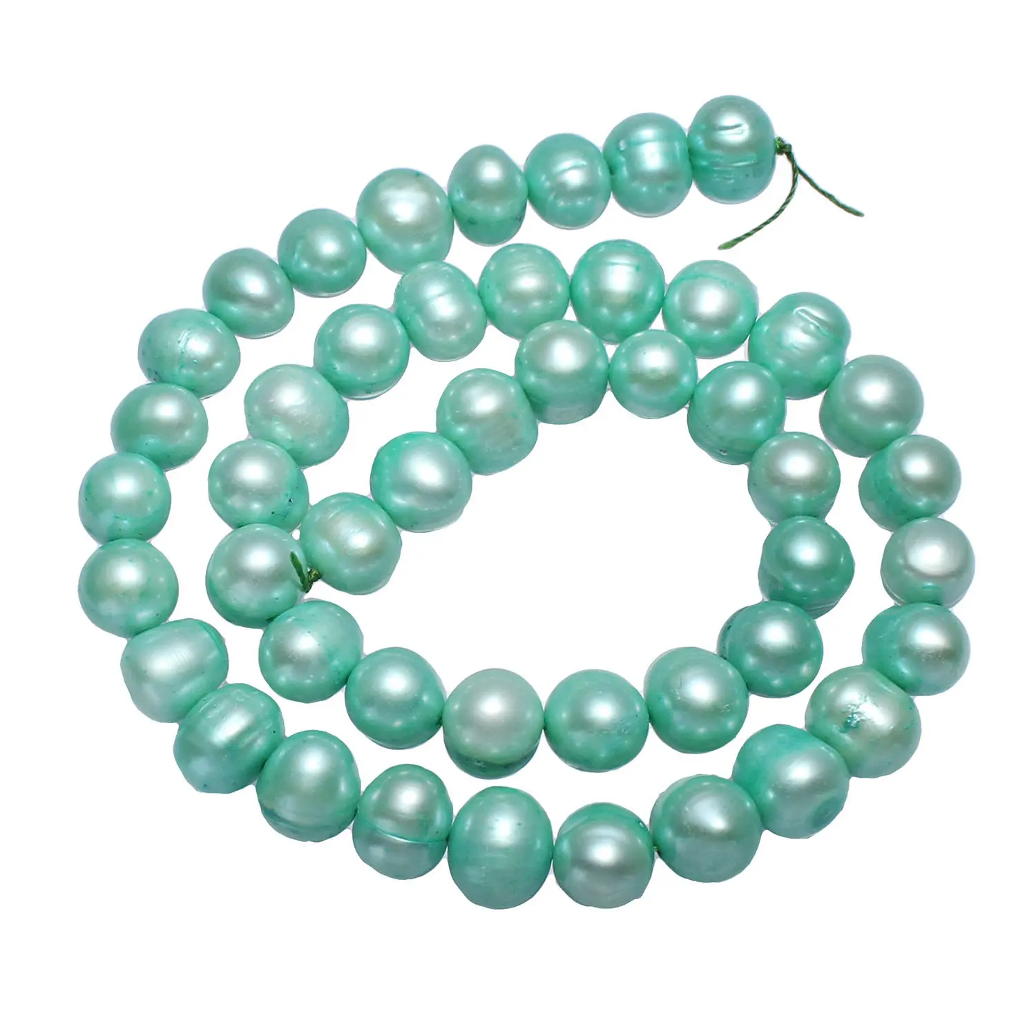 

Бусины из пресноводного жемчуга в виде выращенного картофеля для изготовления ожерелья, браслета, ювелирных изделий «сделай сам», нитка 8-9 мм, Приблизительно 0,8 мм, 15 дюймов