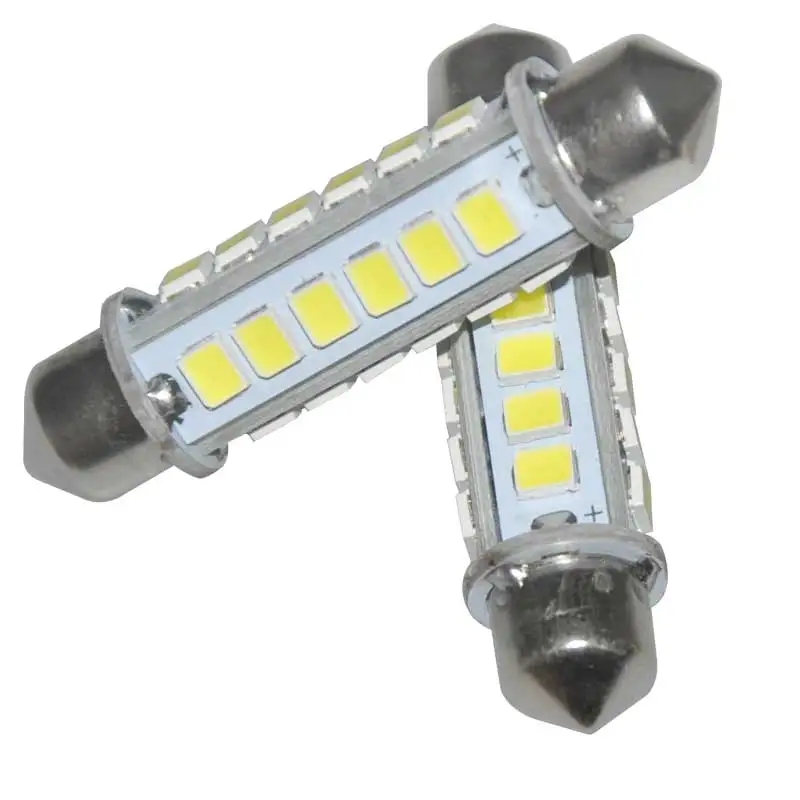 2x автомобильный гирлянда 44 мм 42 39 36 32 SMD светодиодный светильник лампы авто