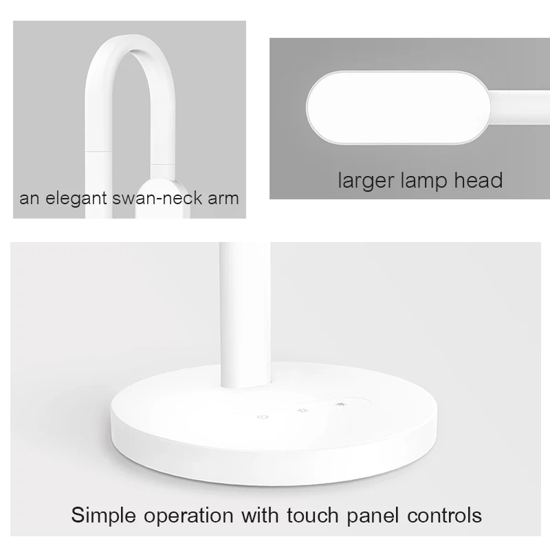 Xiaomi Yeelight Светодиодная настольная лампа с регулируемой яркостью складные лампы