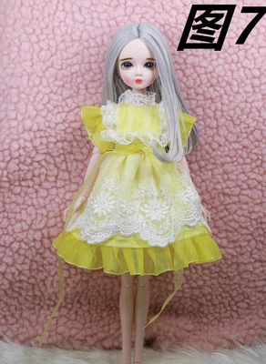 07 Дешевые blyth BJD кукла Косметика diy 29 см высокий подарок кукла с одеждой - Цвет: 07