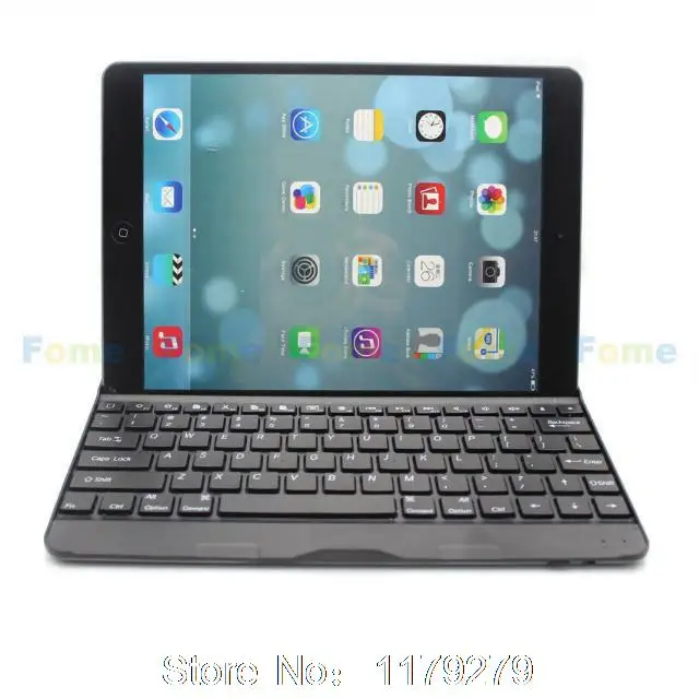 Новинка 2015 алюминиевая Bluetooth-клавиатура Чехол для iPad air 2 6 5 | Компьютеры и офис