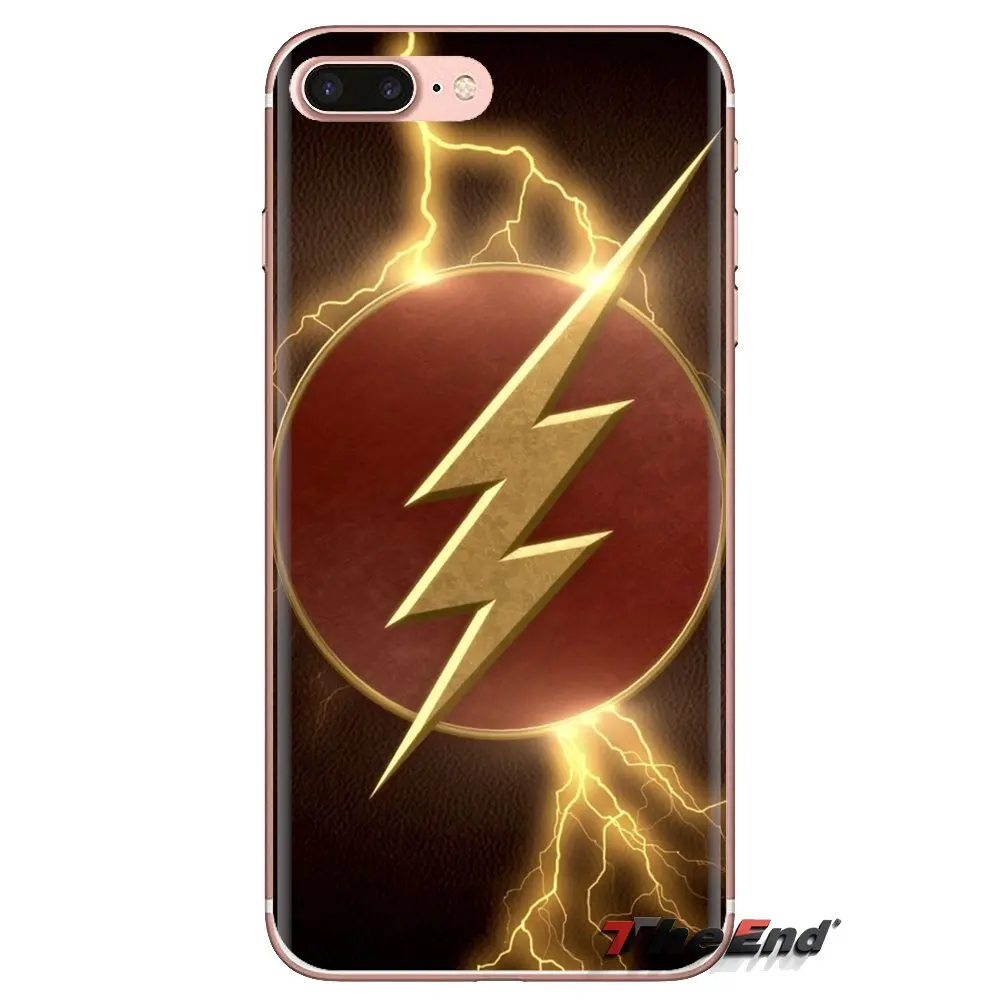 Flash Superhero Logo Soft Transparent Cases Covers For Samsung Galaxy J1 J2 J3 J4 J5 J6 J7 J8 Plus 2018 Prime 2015 2016 2017 |