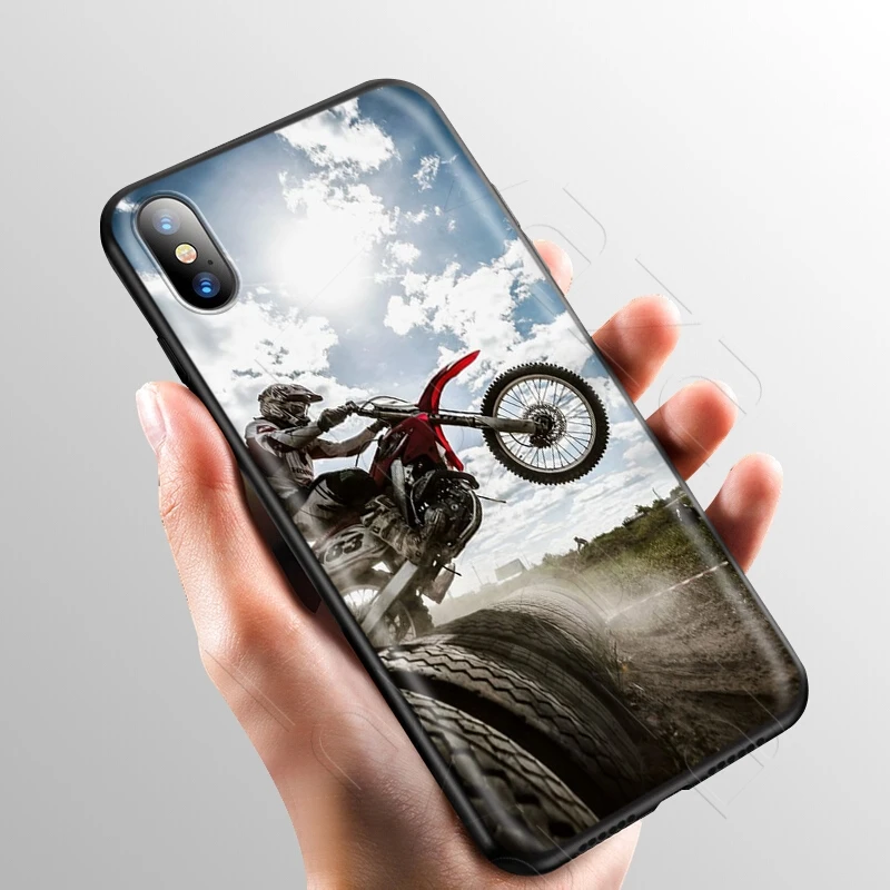 1 Чехол Lavaza Moto Cross для iPhone 11 Pro XS Max XR X 8 7 6 6S Plus 5 5S se - Цвет: 1