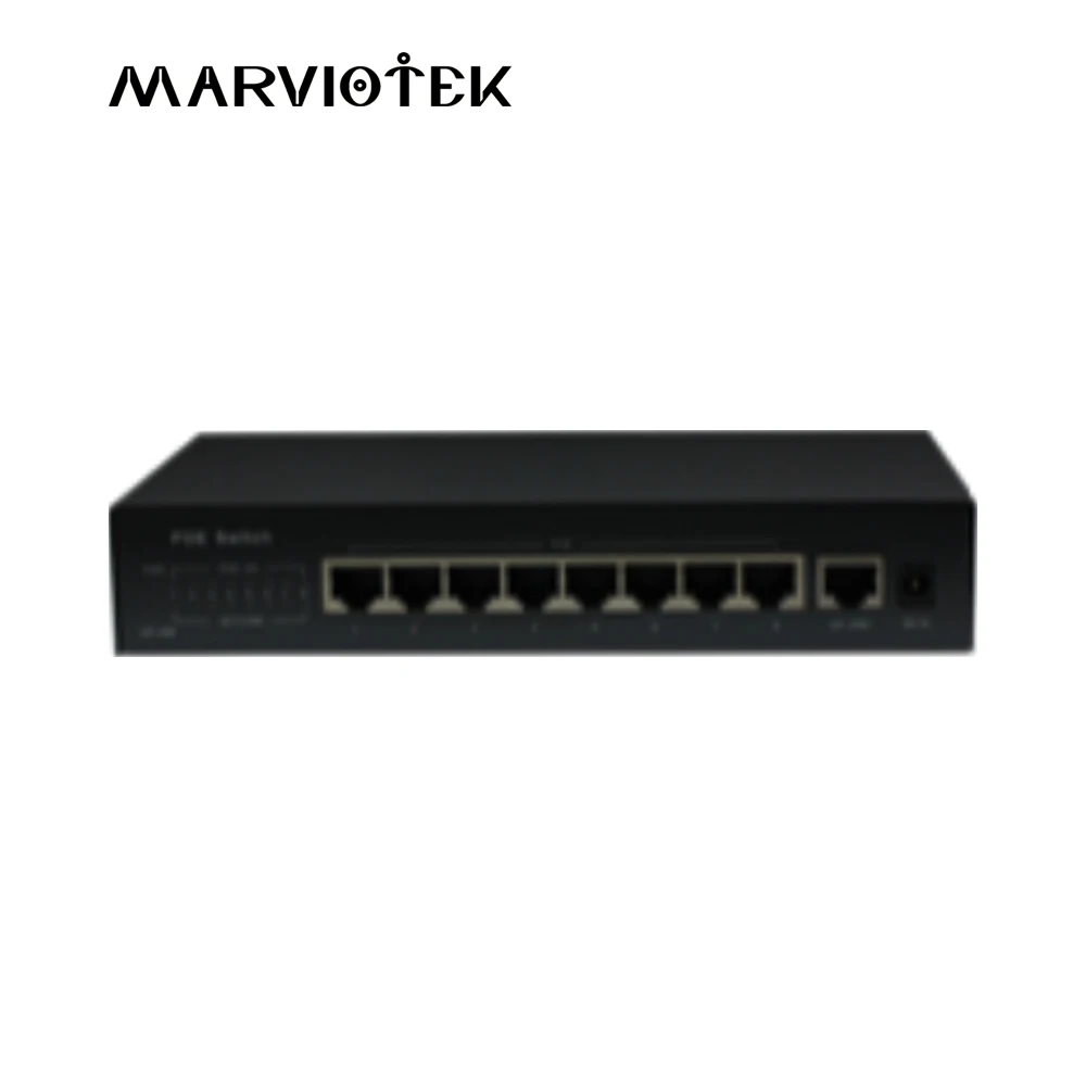8 портов poe коммутатор 10/100/1000 м gigabit 48 в 120 Вт источник питания ip камера Система