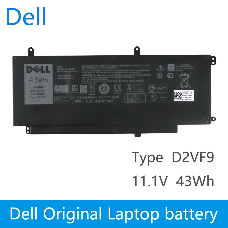 Оригинальный Новый Сменный аккумулятор для ноутбука Dell Inspiron 15 7547 0PXR51 PXR51 Tablet D2VF9 11