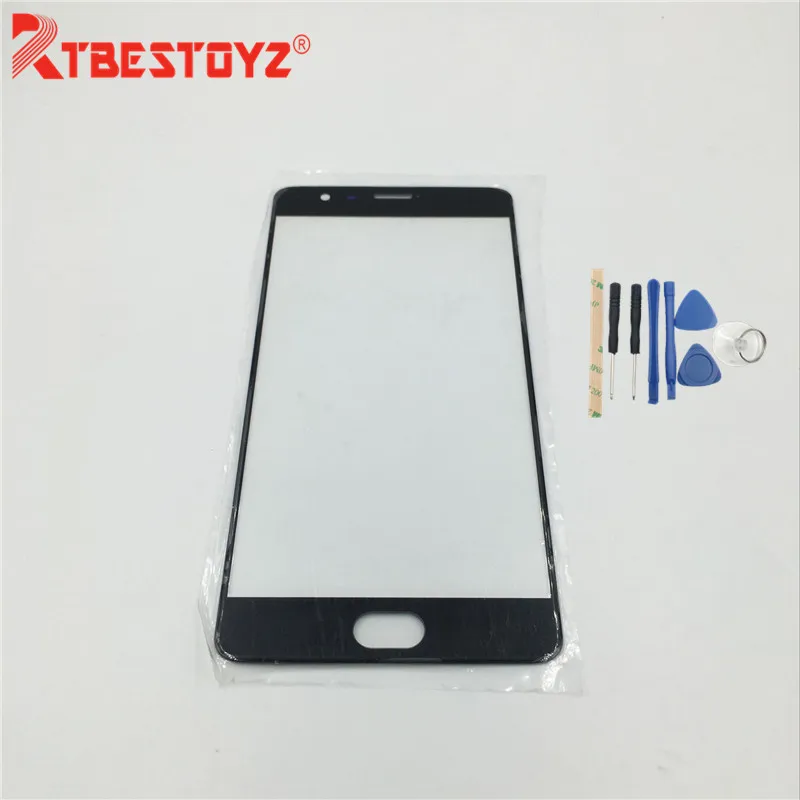 

RTBESTOYZ Front Outer Glass Lens Replacement For One plus 3 Touch Screen Glass For OnePlus3 A3003