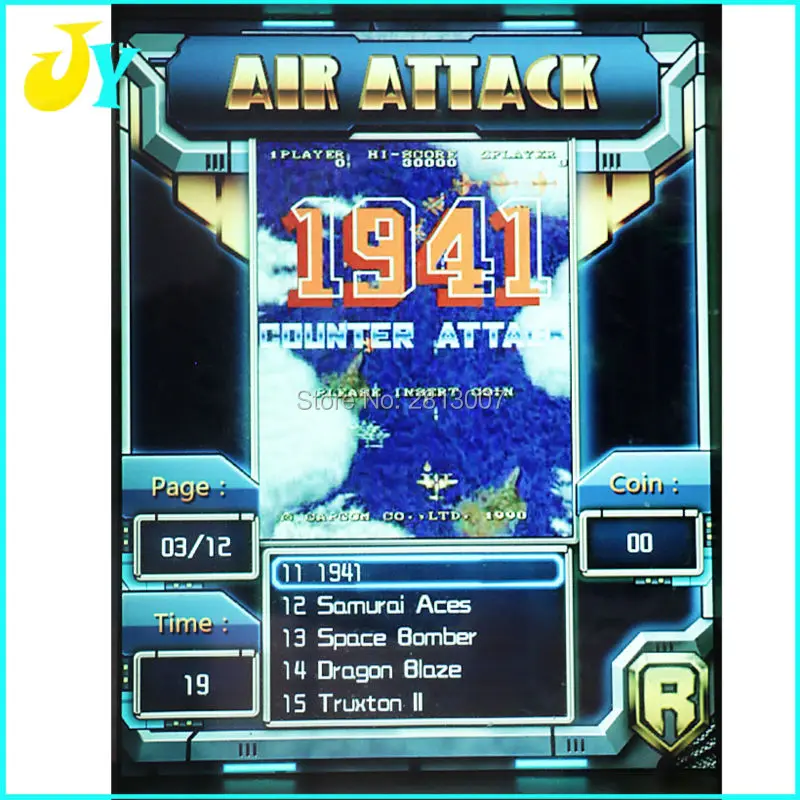 Jamma аркадная игра DIY Набор Вертикальная видеоигра 56 в 1 AIR ATTACK King of Air Wtih аркадный шкаф аксессуары Джойстик