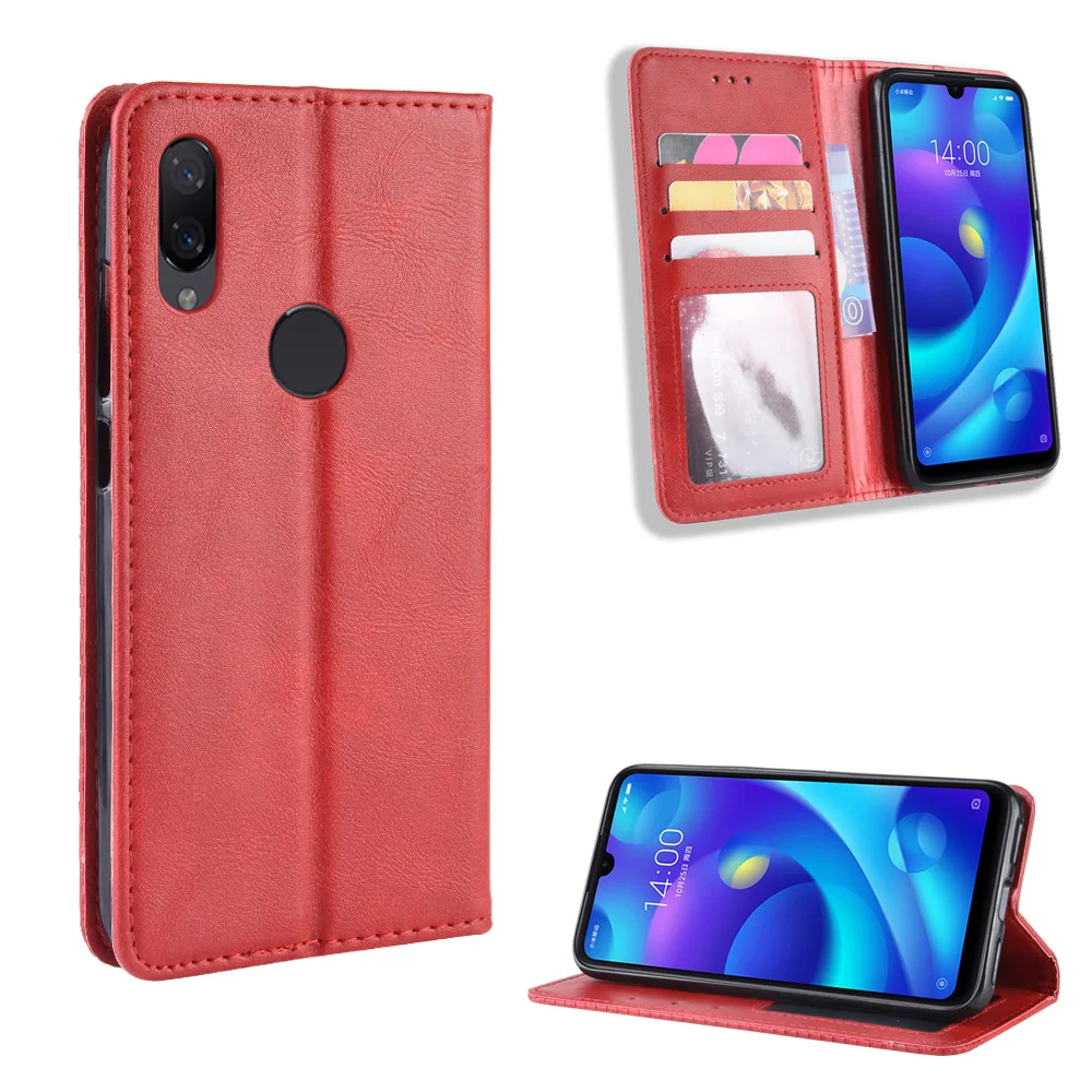 Роскошный ретро тонкий кожаный флип-чехол для Xiaomi Mi Play Case 5,8" Чехол-подставка Магнитная Обложка для книги Xiaomi Mi игровые чехлы