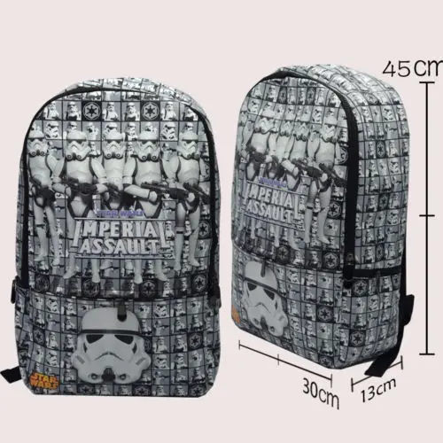2016 Фильм Звездные войны Штурмовик Рюкзак Плеча мешок школы Мужчины Женщины Сумка