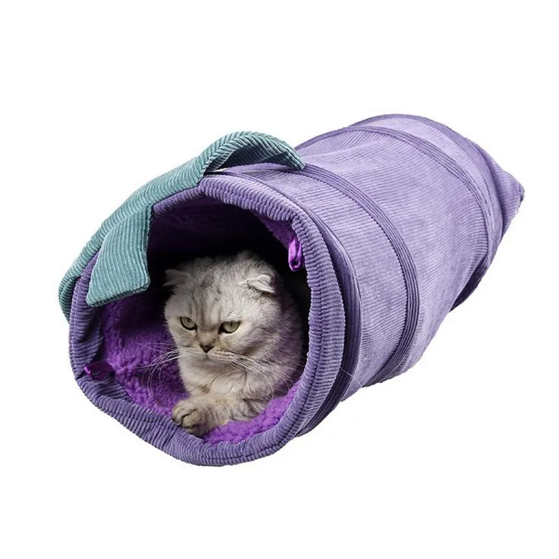 Игрушка для кошек туннель Забавный домашних животных вельветовые складные