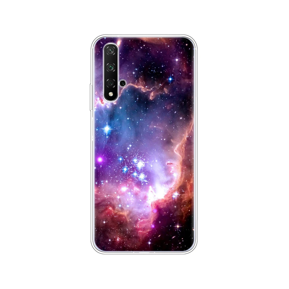 80299 Чехол для Honor 20, силиконовая задняя крышка, чехол для телефона Huawei Honor 20 Pro Lite, YAL-L21 YAL-L41, роскошный чехол, полная защита 360 - Цвет: 80299