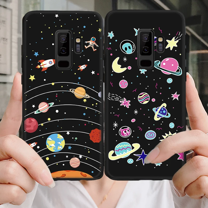 New Case For Samsung Galaxy A6S A9 S9 S8 A8 A6 J4 J6 J7 J8 Plus 2017 Note 8 9 Planet Soft TPU Cover Capa Funda A7 A750 2018 |