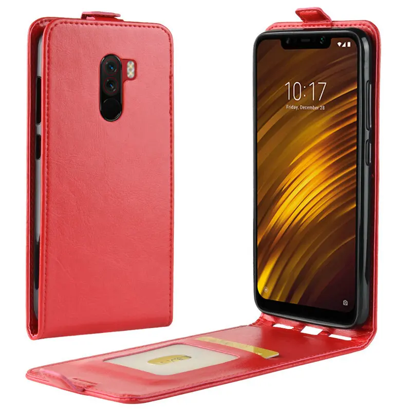 for Xiaomi Pocophone F1 WIERSS Flip Leather Case Poco Retro Wallet Cover Cases Fundas&gt | Мобильные телефоны и