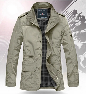 

men's coat fashion jacket autumn overcoat outwear spring jacket Free shipping hot sale Wholesale retail 2018 new plus size 5XL