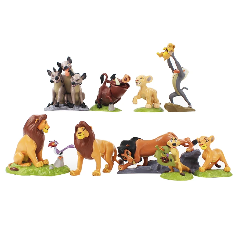 opp bag -C 5-9 см Король Лев Simba ПВХ фигурка игрушка детский Рождественский подарок детские игрушки - Цвет: opp bag -C