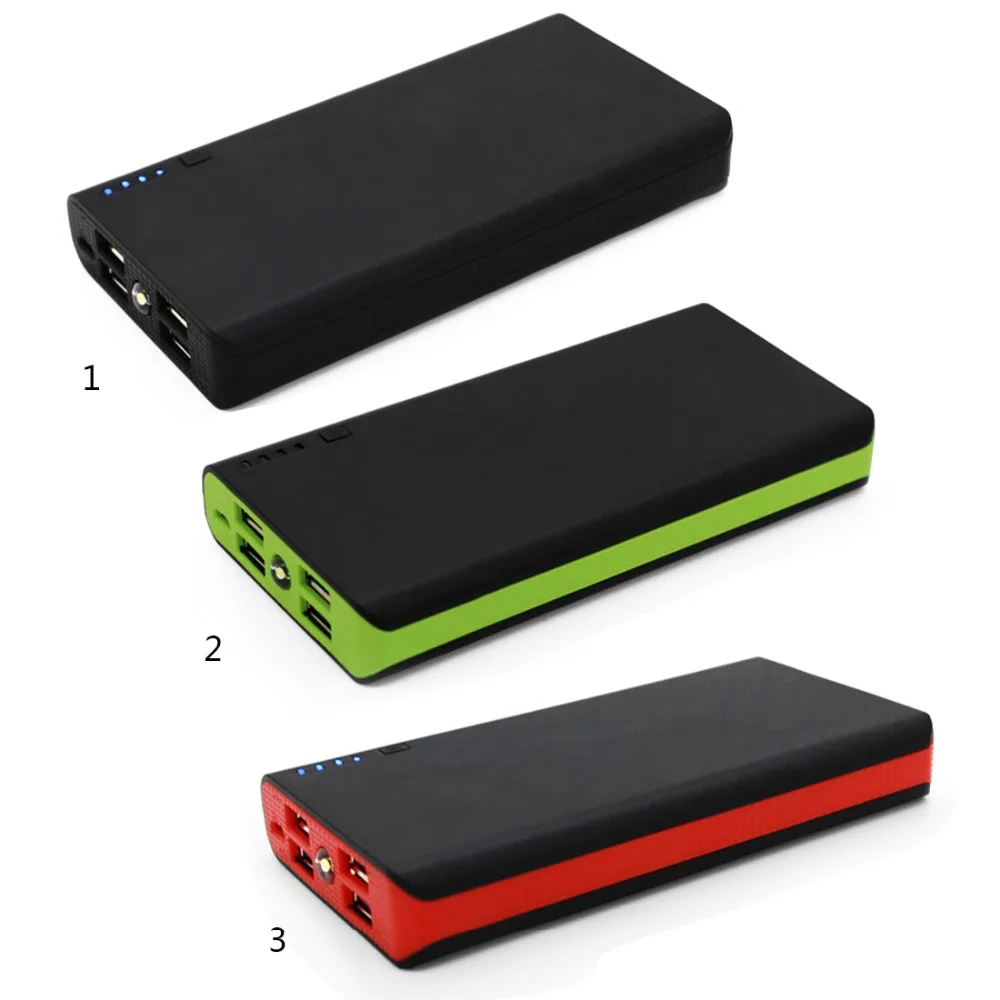 Универсальный внешний аккумулятор 2.1A 4USB чехол 6x18650 зарядное устройство зарядный корпус электропитания DIY Без аккумулятора GDeals