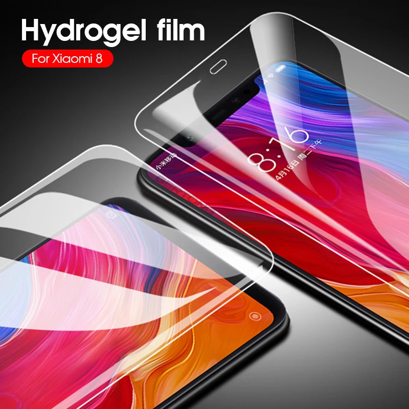 Tempered Glass Hydrogel Film For Xiaomi Mi 9 8 Lite Mi9 Mi8 SE Mi 6 Mi 10 11 12s Ultra 12 Lite 11T 12s Pro Screen Protector Film