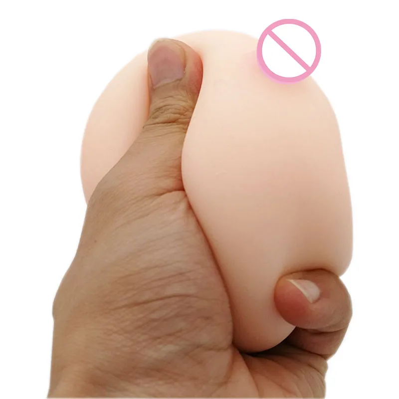 1pc Fake Breast Big Boob Masturbator Realistic Soft Rubber Plastic Mi Ball Male For Men 2 Size Available | Красота и здоровье