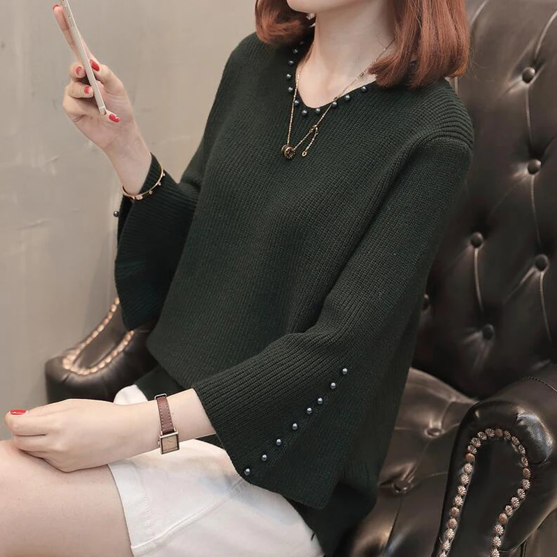 new Fashion women long sleeve v-neck thin sweater female all-match slim basic knitted shirt girls solid color pullover clothing | Женская