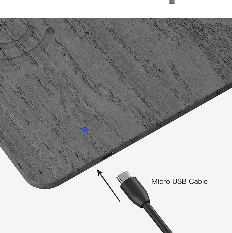 Настольный коврик для мыши 10 Вт быстрая Беспроводная зарядка 2 в 1 usb Qi коврик для мыши зарядное устройство из искусственной кожи для iphone X samsung Xiaomi huawei SIKAI