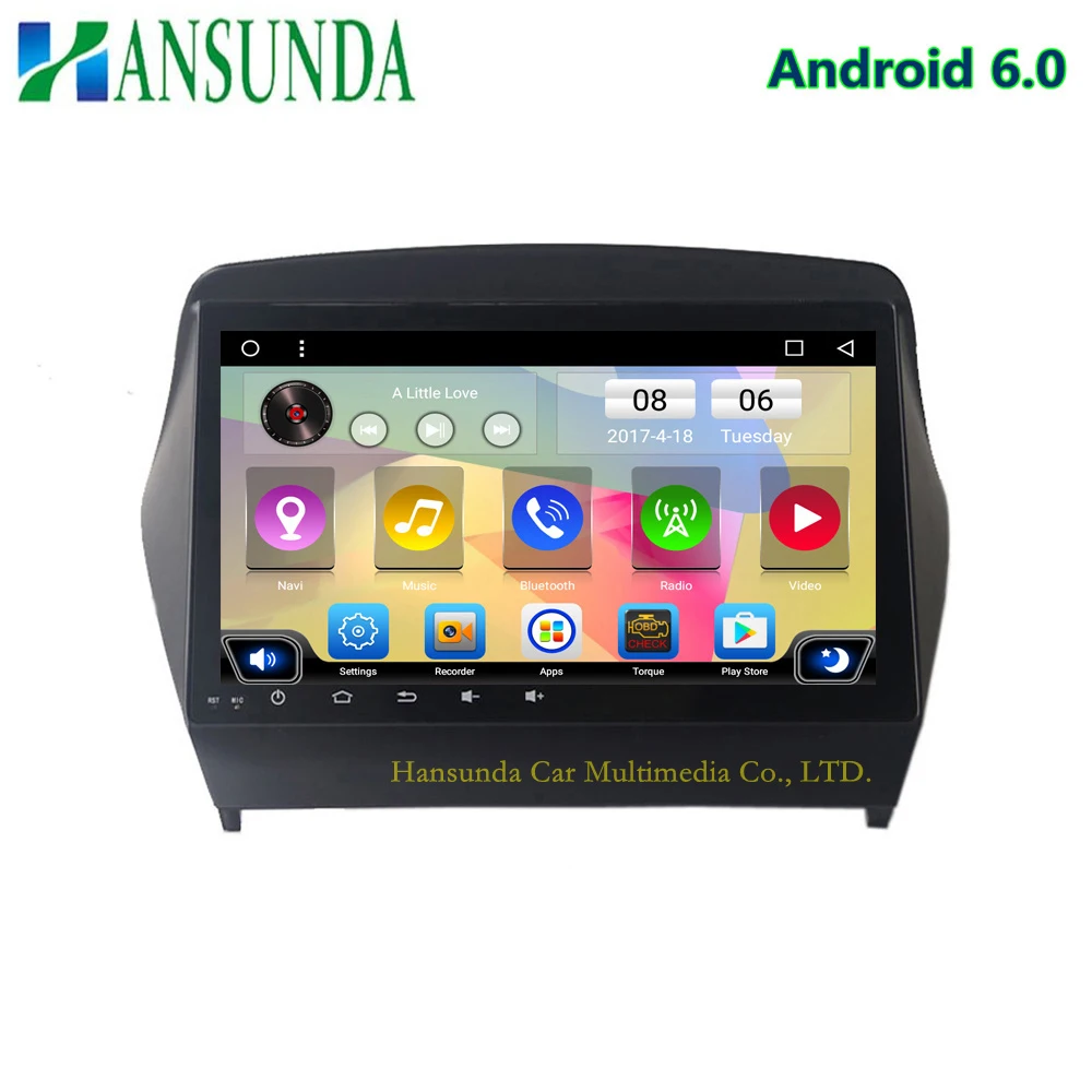 9 дюймовый четырехъядерный автомобильный dvd плеер Android 6 0 для HYUNDAI IX35 Tuscon с 3G/4G/WIFI