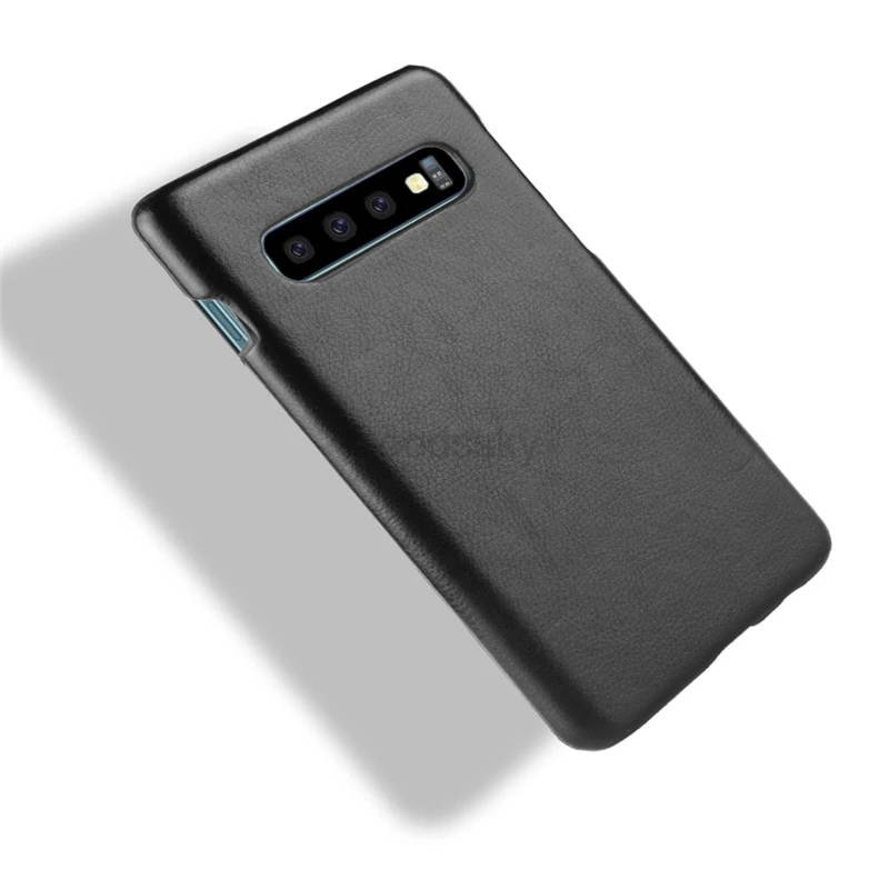 Для samsung Galaxy S10 чехол-накладка премиум кожа текстура матовая твердая задняя крышка для samsung S10 Lite S10 Plus J4 Core чехол s Capa