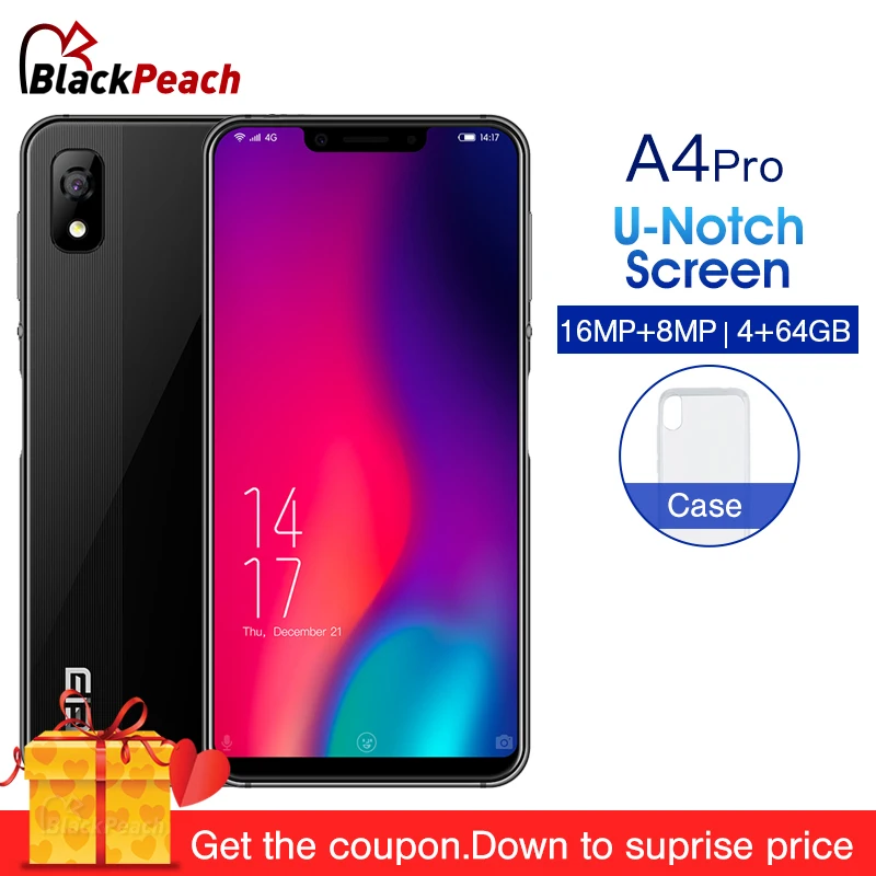 Elephone A4 Pro MT6763 восьмиядерный смартфон Android 8 1 5 85 дюймовый HD + u вырезка Экран 4 Гб